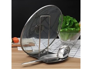 NKB Pot Lid Holder and Pan Spoon Rest for Kitchen