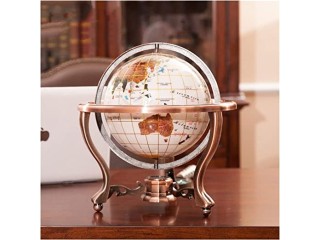 Liudan World Globe Gem Globe Decoration World Globe Geography Teaching Supplies Home Dining Table Decoration
