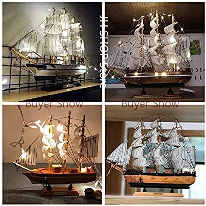 figurines-miniatures-mediterranean-style-wooden-sailboat-model-home-decoration-accessories-big-1