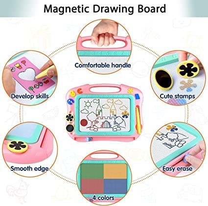 magnetic-drawing-board-for-toddlers-travel-size-magnet-doodle-board-with-learning-cards-stamps-big-2