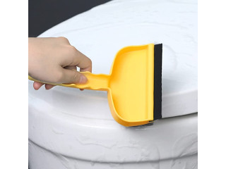 Glass Cleaning Brush, 2 in 1 Portable Double Sided Window Squeegee Cleaning Tool Washing Equipment Sponge Automobile Glass Wiper