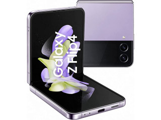 Samsung Galaxy Z Flip4 5G Smartphone Dual SIM Android Folding Phone 256GB, Bora Purple (KSA Version)