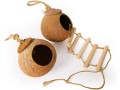 hanging-bird-house-with-laddernatural-coconut-fiber-shell-bird-nest-breeding-for-parrot-parakeet-lovebird-finch-canary-small-0