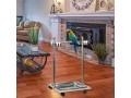 occuwzz-metal-bird-feeder-stand-adjustable-height-rolling-bird-perch-play-stand-parrot-playstand-with-universal-wheels-and-feeding-bowls-small-2