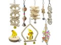 neostyle-8-packs-of-bird-parrot-swing-chewing-toysnatural-wood-bird-cage-accessories-small-2