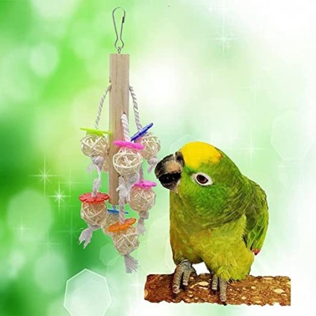 neostyle-8-packs-of-bird-parrot-swing-chewing-toysnatural-wood-bird-cage-accessories-big-0