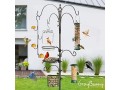 gray-bunny-deluxe-bird-feeder-stand-91-9-hook-bird-feeding-station-for-outside-wild-birds-small-2