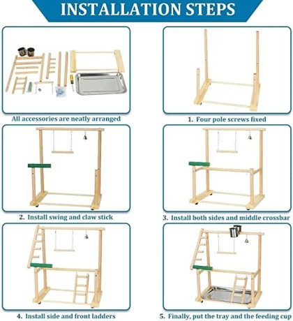 pet-parrot-playstand-parrots-bird-playground-bird-play-stand-wood-perch-gym-playpen-ladder-with-feeder-cups-bells-for-cockatiel-parakeet-big-0