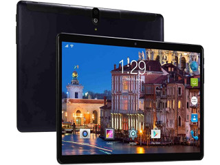 Tablet 10.1 inch Tablet PC, 6GB RAM, 64GB Storage, WiFi, Bluetooth,GPS, 1280 X 800 IPS Screen, 3G Phablet with Dual Sim Card Slots (Black)