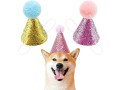 2pcs-dog-birthday-hat-for-pets-party-decoration-supplies-cat-kitten-headband-hats-charms-grooming-accessories-small-1
