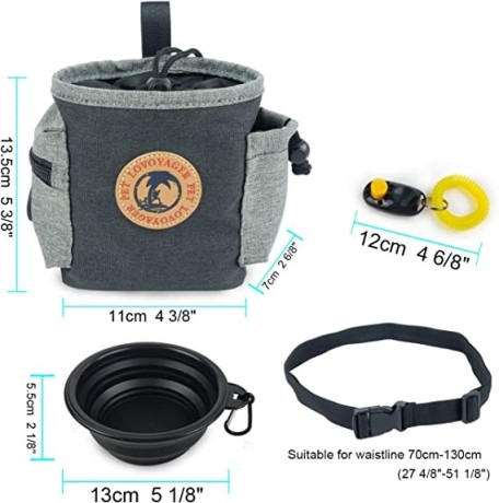 ivesign-dog-treat-training-pouch-easily-carries-pet-toys-kibble-treats-drawstring-bag-with-built-in-poop-bag-dispenser3-ways-to-wear-black-big-1