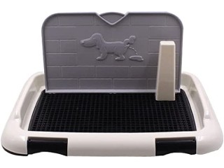 Dog Tray Pad,UHOOME Pet Toilet Pet Pee Pad Holder Dog Training Pad Holder Tray Puppy Training Pad Holder with Protection Wall
