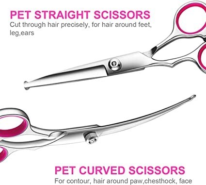 tinmarda-dog-grooming-scissors-kit-with-safety-round-tips-stainless-steel-professional-dog-grooming-shears-set-big-2