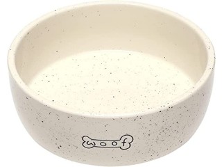 Pearhead Woof Pet Bowl, Dog Water and Food Dish