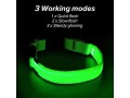 adjustable-flashing-dog-collar-with-green-light-medium-size-40-48cm-25cm-width-telescopic-range-8cm-polyester-webbing-small-0