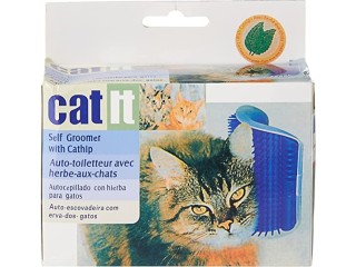 Pet Comb For Cat Accessories Self Groomer Brush Hair Remover Products For Cat Brush Self Massage Corner Wall Comb Catnip