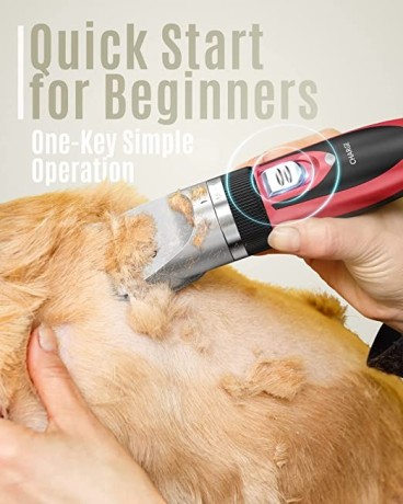 oneisall-dog-shaver-clippers-low-noise-rechargeable-cordless-electric-quiet-hair-clippers-set-for-dogs-cats-pets-big-2