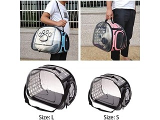 SKEIDO Carrier For Cat Dog Transportation Travel Accessories Pet Lady Bag And Super Animals Shoulder Basket Backpack Rabbit Crate Tote -Black