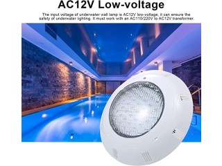Eacam 45W LED RGB Swimming Pool Lights 7 Color Changing Underwater Lamp IP68 Waterproof Pool Light with Remote Control
