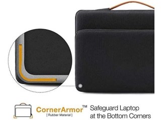 Laptop Sleeve for 13-13.3 MacBook Pro Retina Laptop Notebook Briefcase Bag Waterproof and Shockproof Messenger Bag(Black)