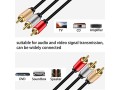 audio-video-rca-cable-3ft-tan-qy-3-rca-male-to-3-rca-male-stereo-audio-video-rca-cable-gold-plated-for-connecting-your-vcr-dvd-hd-tv-small-4