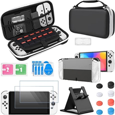 dmg-game-console-carrying-case-hard-shell-travel-organizer-accessories-with-nintendo-switch-big-2