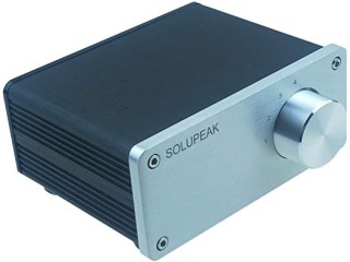 SOLUPEAK 4 in 1 Out, 4 Way RCA Audio Signal Cable Switch selector