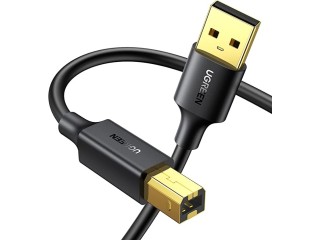 UGREEN USB Printer Cable USB 2.0 Type A Male to B Male Scanner Cord High Speed Compatible for Brother