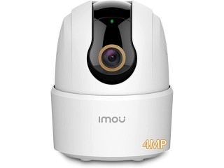 Imou 4Mp 360 Degree Wifi Security Camera, White, Supports Up To 256Gb Sd Card, 2K Full Hd, Small