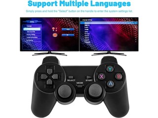 Video Games Console Built-in 10000 Classic Games with Dual 2.4G Handheld Controllers