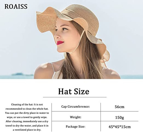 womens-fashion-sunshade-hat-lace-hollow-woven-big-brim-beach-hat-ruffle-design-foldable-flower-woven-fisherman-hat-big-3