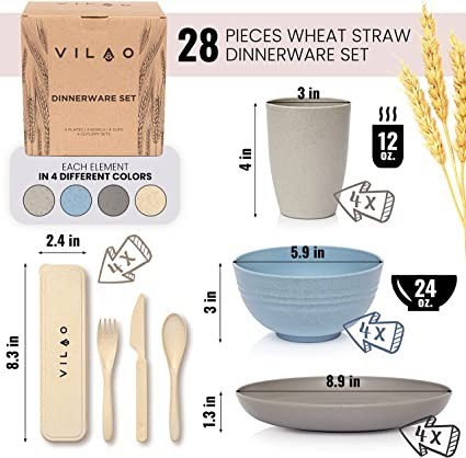 vilao-crockery-set-for-4-people-reusable-recyclable-plastic-cups-plate-bowls-cutlery-big-2