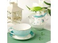 yrhh-teapot-and-saucer-set-with-blue-stripes-ceramic-tea-coffee-cup-for-breakfast-at-home-kitchen-small-3