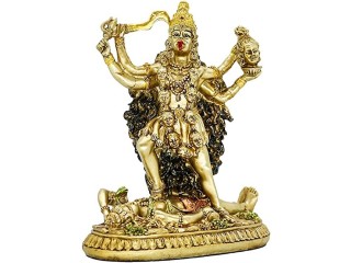 BangBangDa Hinduist Goddess Kali Statue Sculpture - Indian God Decorative Antique Idol