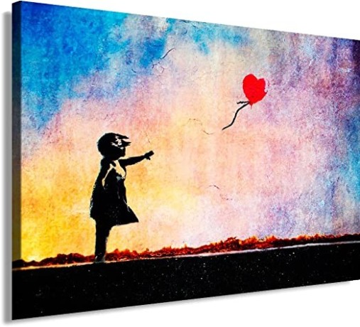 banksy-picture-on-canvas-poster-image-mounted-on-stretcher-frame-pop-art-pictures-big-0