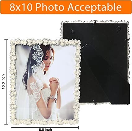 joumoswk-photo-frame-20-x-25-cm-for-wedding-or-decoration-silver-plated-bead-photo-frame-with-high-definition-glass-frame-big-1