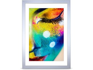 Stallmann Design Picture Frame 13 x 18 cm Silver Wood with Acrylic Glass 22 Colours 61 Sizes Poster Frame Photo Frame