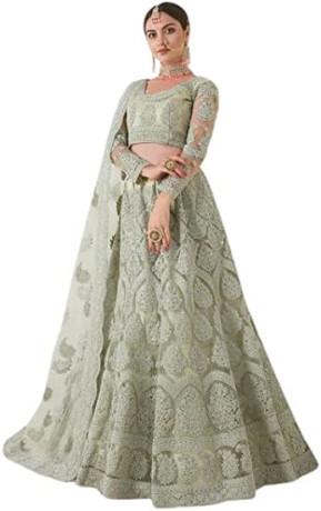 nir-fashion-womens-net-embroidered-semi-stitched-lehenga-choli-ligt-green-free-size-big-0