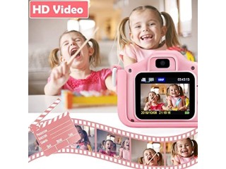 Kids Camera Children Digital Camera, Rechargeable Digital Camera for Girls 3-12 Year Old Birthday Gifts for Girls