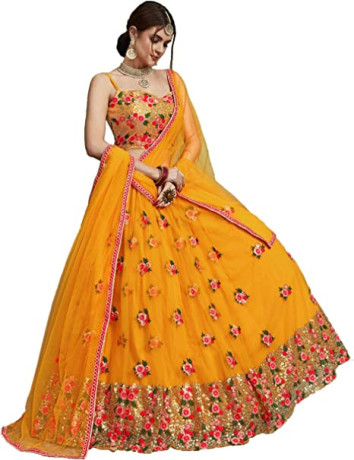 fast-fashions-womens-net-semi-stitched-sequins-lehenga-choli-yellow-free-size-yellow-one-size-big-1
