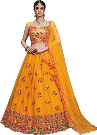 fast-fashions-womens-net-semi-stitched-sequins-lehenga-choli-yellow-free-size-yellow-one-size-big-3