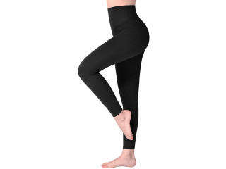 SINOPHANT High Waisted Leggings for Women, Buttery Soft Elastic Opaque Tummy Control Leggings,Plus Size Workout Gym Yoga Stretchy Pants