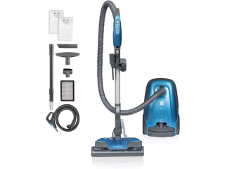 Enmore BC3005 Pet Friendly Lightweight Bagged Canister Vacuum Cleaner with Extended Telescoping Wand, HEPA,
