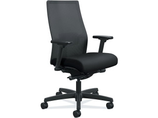 ON Ignition 2.0 Ergonomic Office Chair Mesh Back Computer Desk Chair - Synchro-Tilt Recline, Lumbar Support, Swivel Wheels,