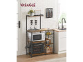 vasagle-bakers-rack-microwave-stand-with-wire-basket-6-hooks-and-shelves-for-spices-pots-and-pans-rustic-brown-and-black-small-1