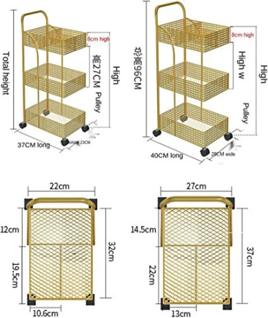 louyk-iron-rack-bedroom-kitchen-metal-mobile-bathroom-storage-rack-wheeled-trolley-gold-kitchen-cart-kitchen-island-color-gold-size-40x29x96-big-3