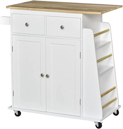 louyk-rolling-kitchen-island-storage-trolley-cart-with-3-tier-spice-rack-rubber-wood-top-for-dining-room-white-color-white-size-89x45x895cm-big-0