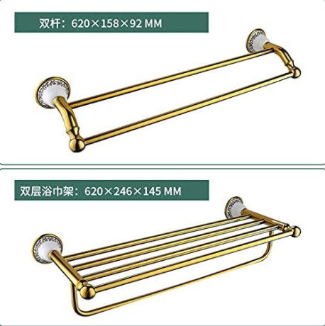 wyfdp-titanium-copper-bathroom-accessories-hotel-bathroom-set-double-layer-shelf-towel-ring-cup-holder-big-2