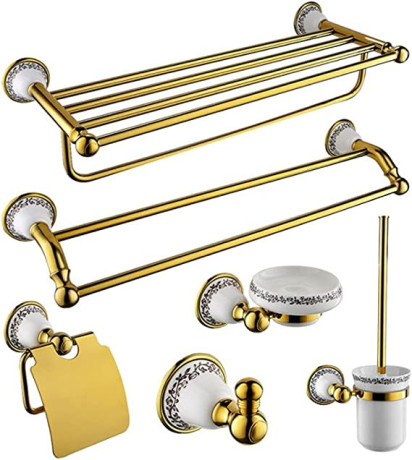 wyfdp-titanium-copper-bathroom-accessories-hotel-bathroom-set-double-layer-shelf-towel-ring-cup-holder-big-1