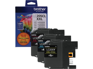 Brother Genuine Super High Yield Color Ink Cartridge, LC2053PKS, Replacement Color Ink Three Pack,